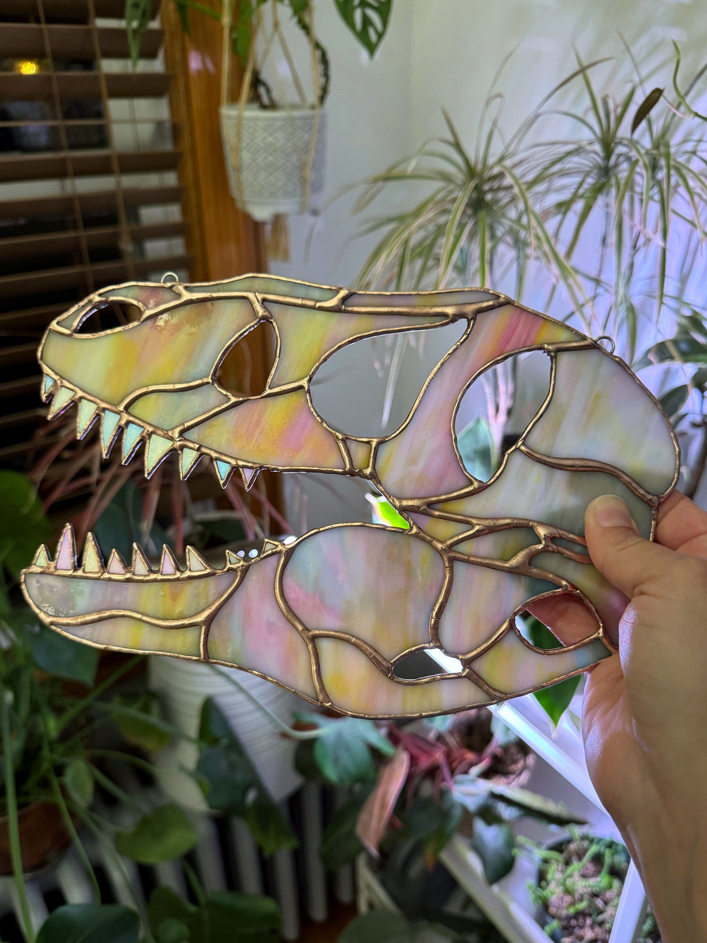 T-Rex Skull Suncatcher