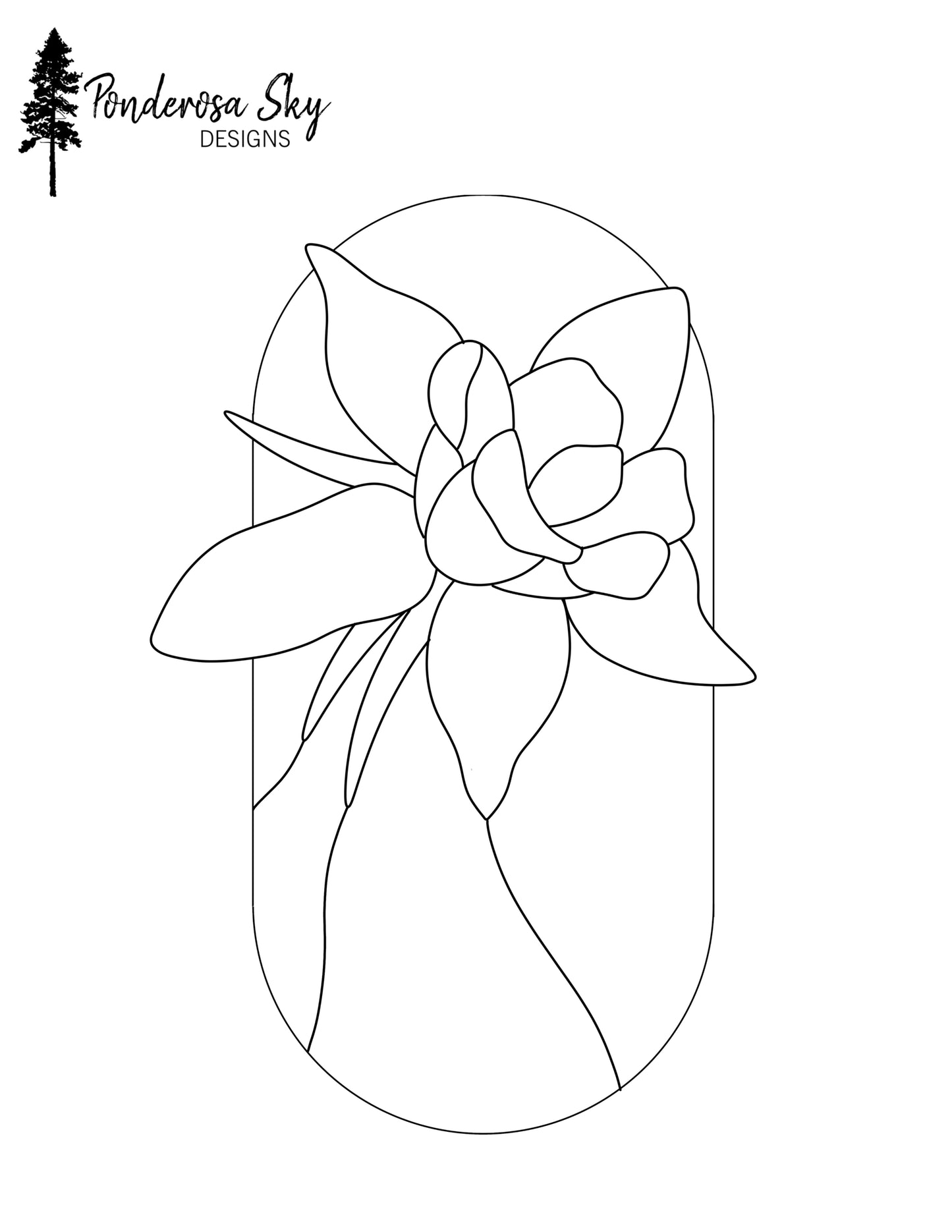 Columbine Mini Panel Digital Pattern