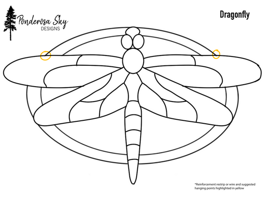 Dragonfly Digital Pattern
