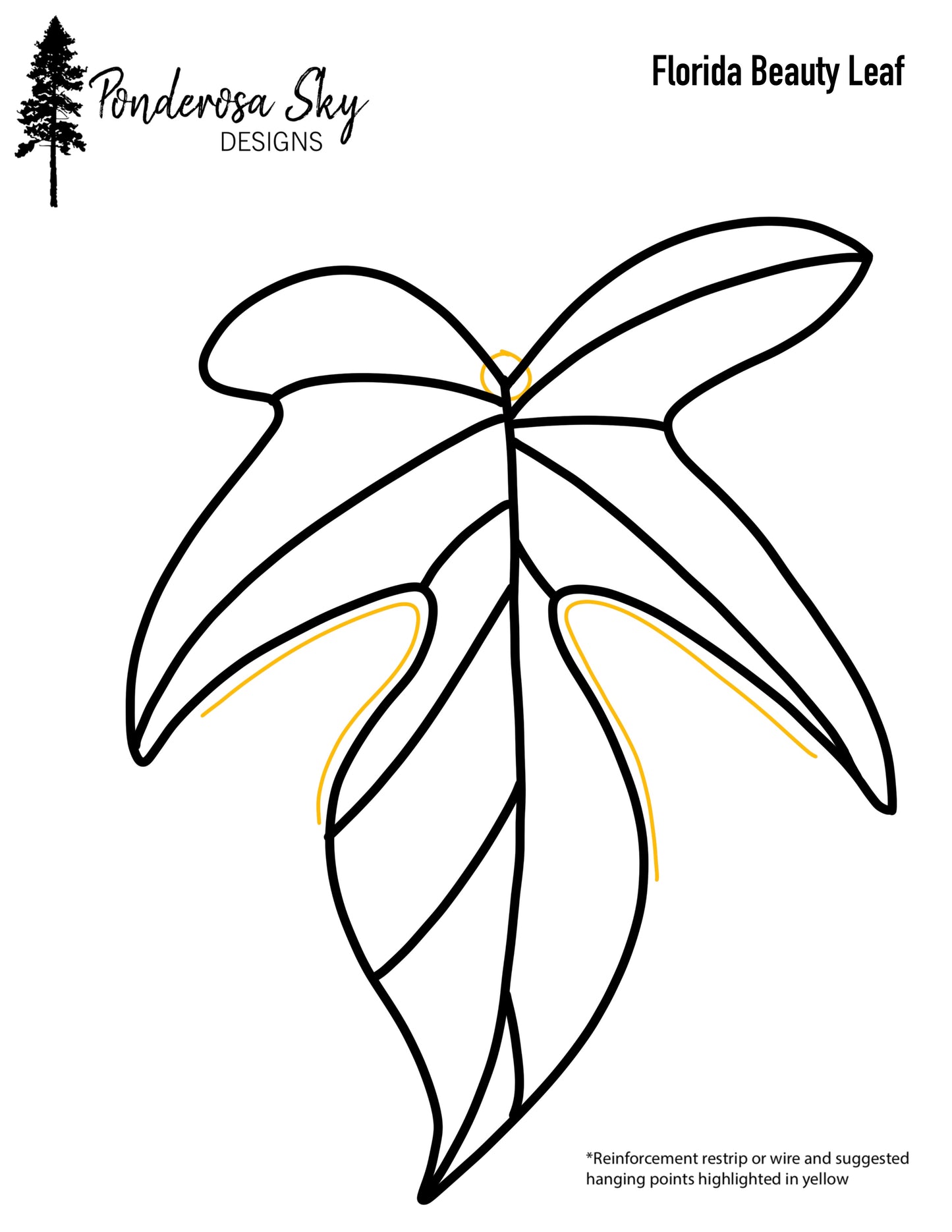 Florida Beauty Leaf Digital Pattern