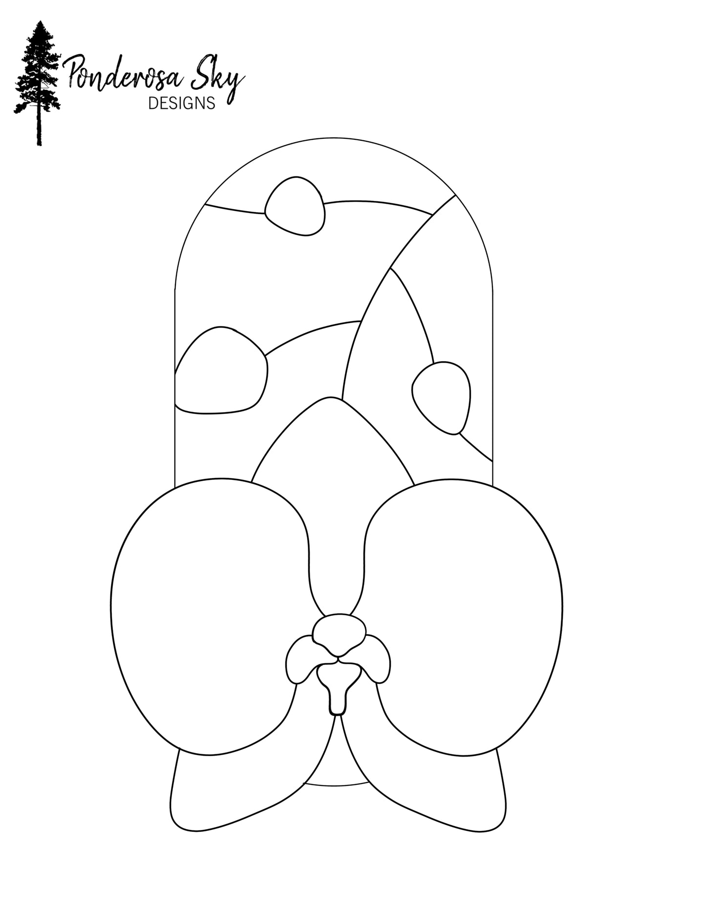 Orchid Mini Panel Digital Pattern