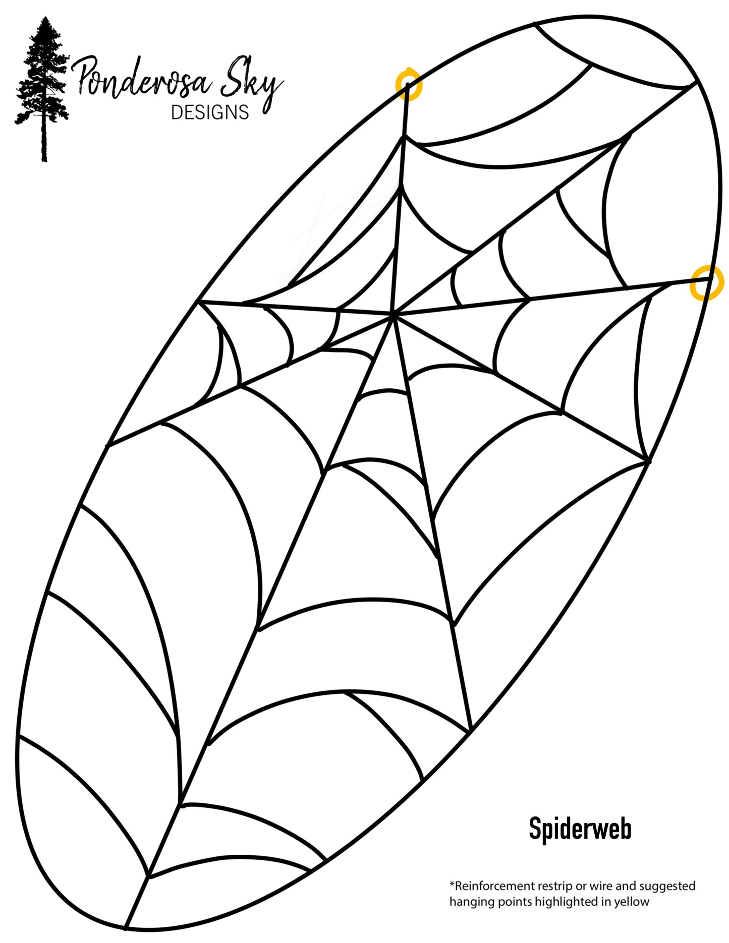 Spiderweb Digital Pattern