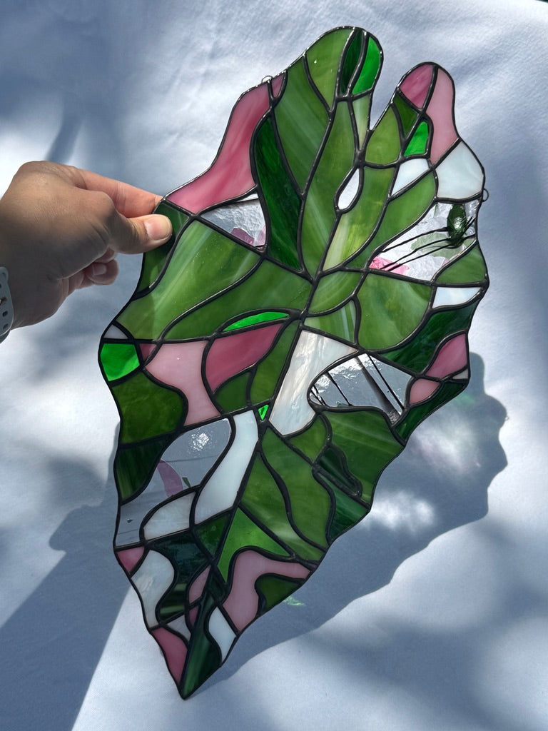 Elephant Ear Leaf Suncatcher