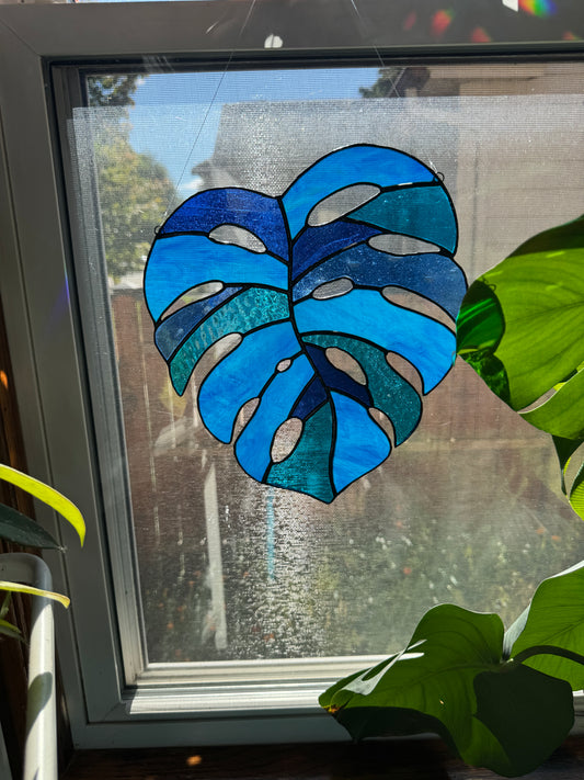 Monstera Suncatcher - Extra Large