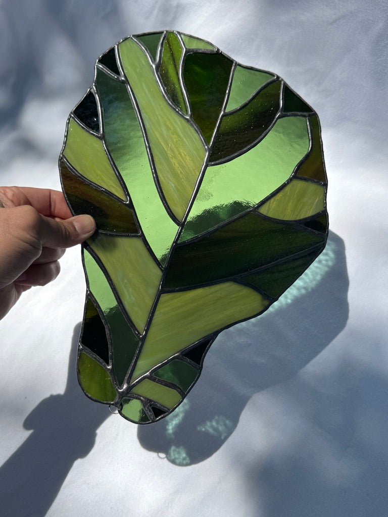 Fiddle Leaf Fig Suncatcher - Extra Large