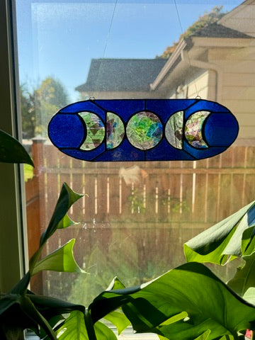 5 Moon Phase Suncatcher