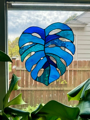 Monstera Leaf Suncatcher