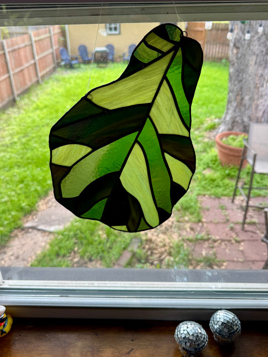 Fiddle Leaf Fig Suncatcher - Extra Large