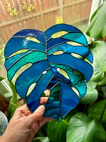 Monstera Leaf Suncatcher
