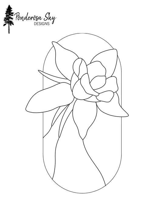 Columbine Mini Panel Digital Pattern