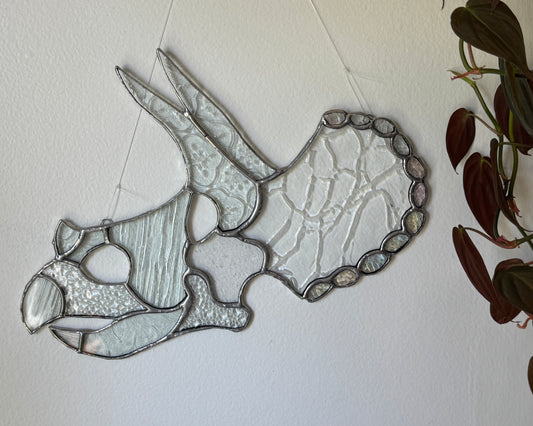 Triceratops Skull Suncatcher