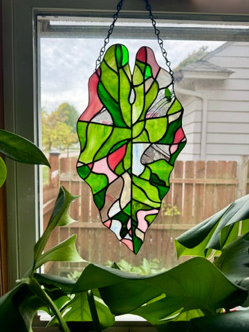Elephant Ear Leaf Suncatcher