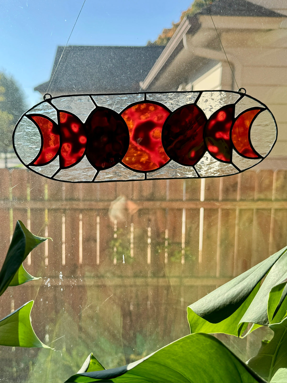 7 Moon Phase Suncatcher