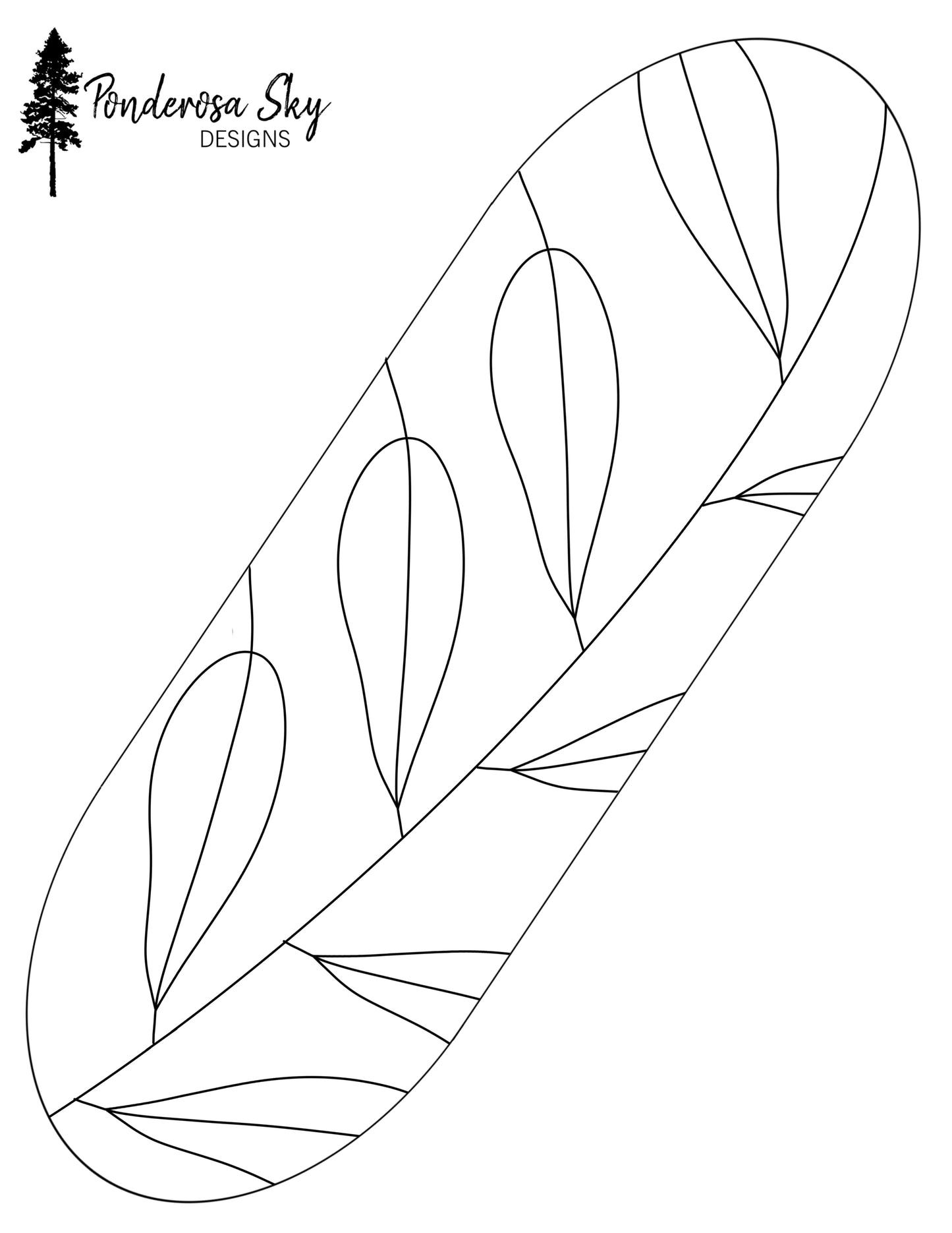 Greenery Mini Panel #1 Digital Pattern