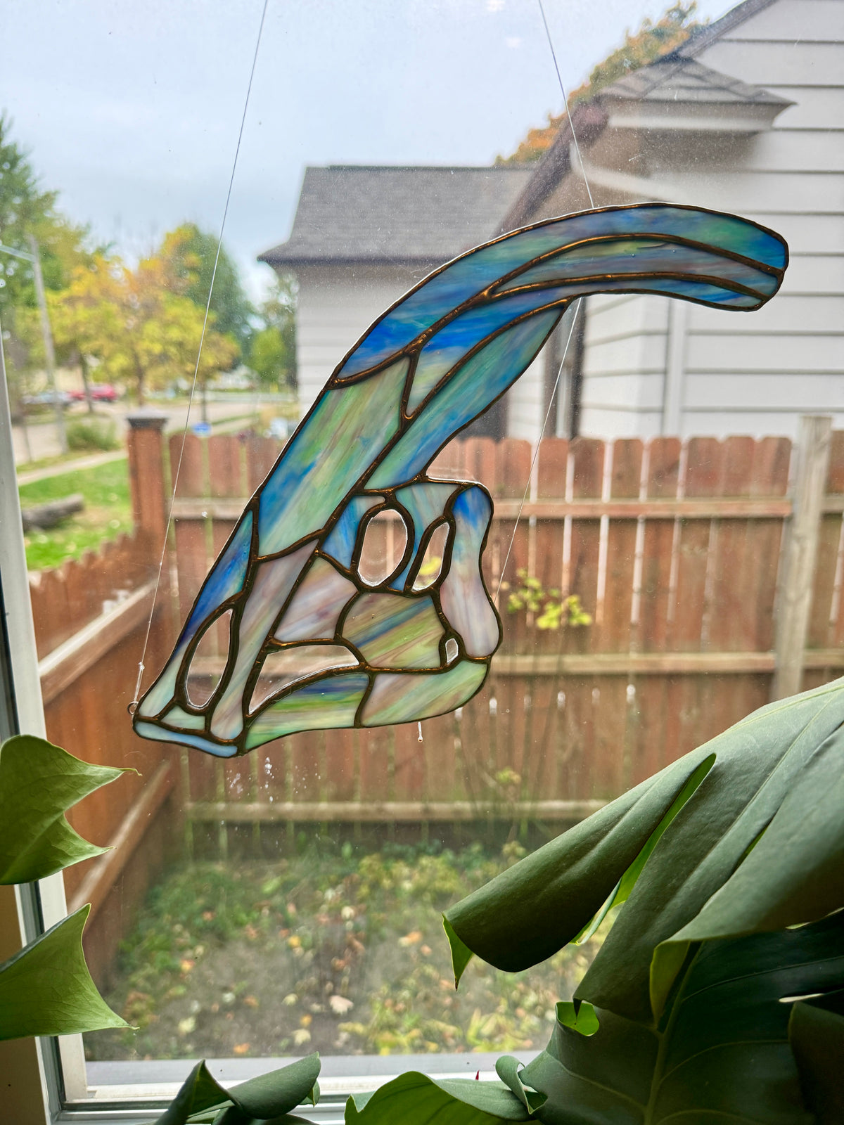 Parasaurolophus Skull Suncatcher