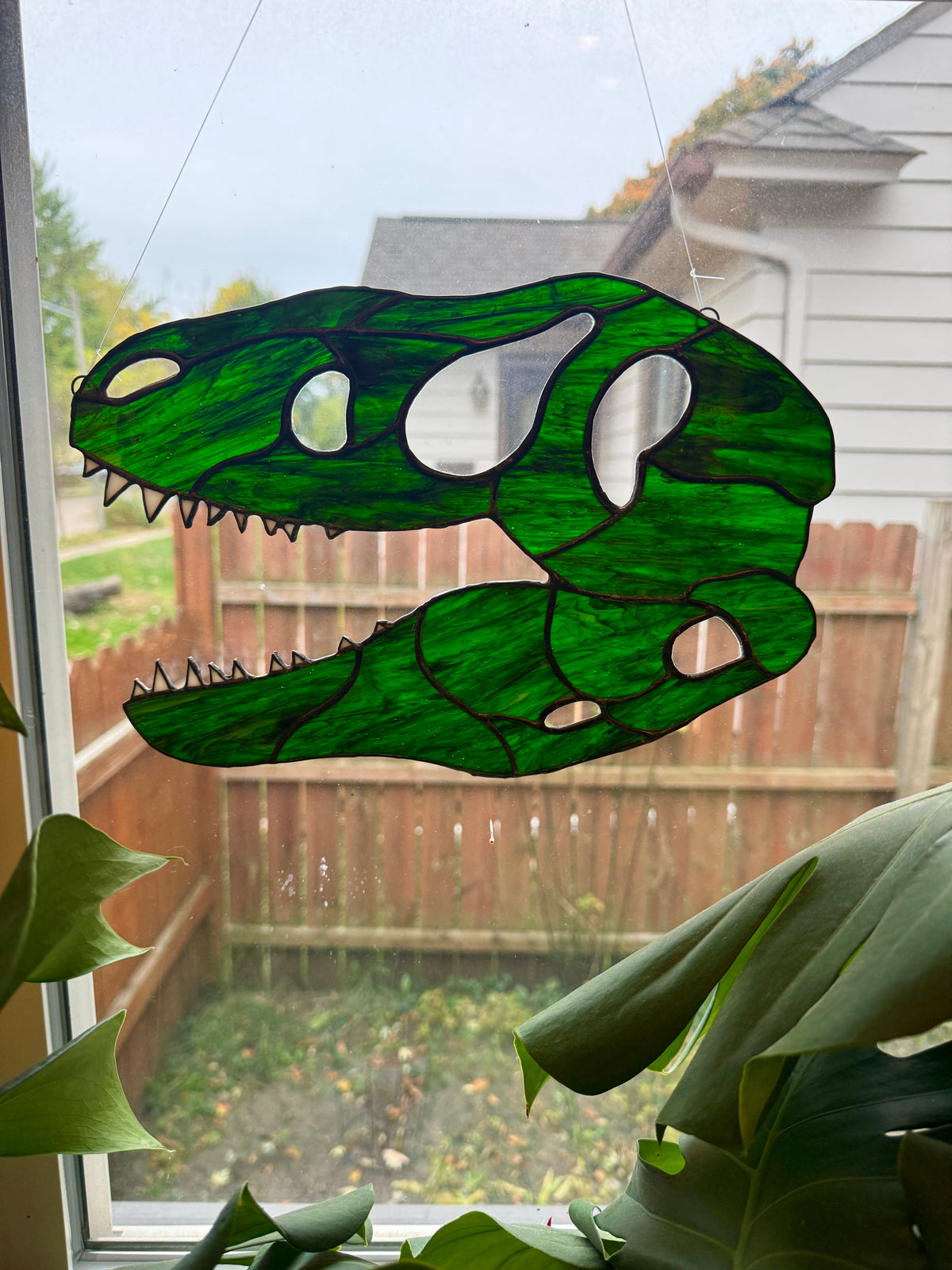 T-Rex Skull Suncatcher
