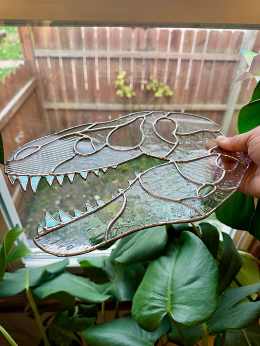 T-Rex Skull Suncatcher