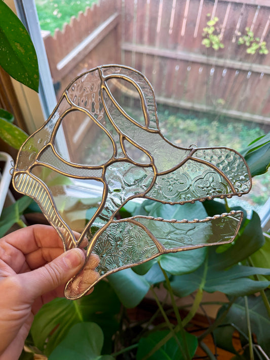 Brontosaurus Skull Suncatcher