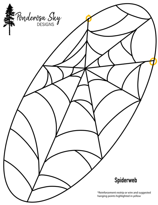 Spiderweb Digital Pattern