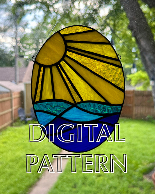 Sun & Surf Mini Panel Digital Pattern